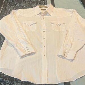 Ely Cattleman White Button Down Shirt